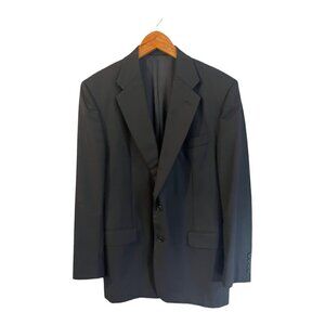 Hickey Freeman Loro Piana Tasmanian Super 130s Worsted Wool Blazer Suit
